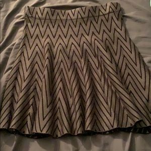 Grey and Black Skirt